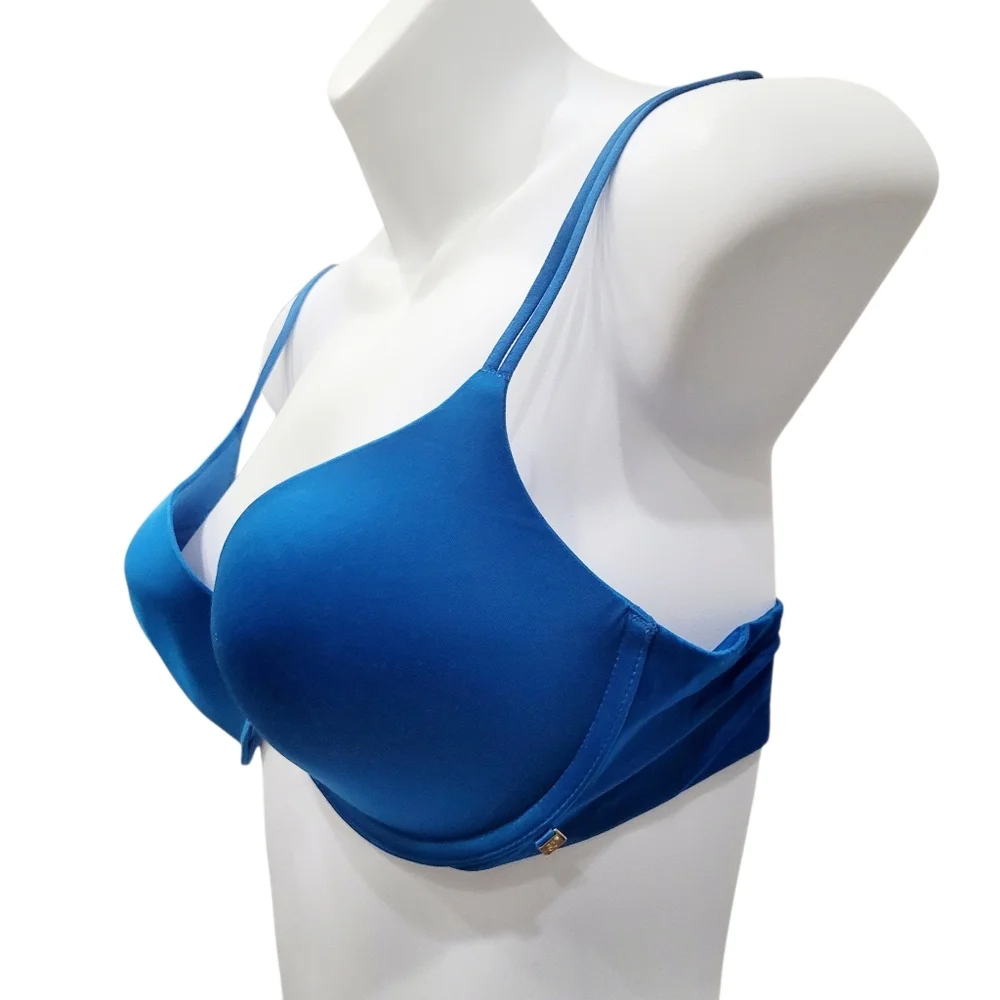 Victoria's Secret Very Sexy Push Up Blue Bra Size: 34C - Picture 2 of 8